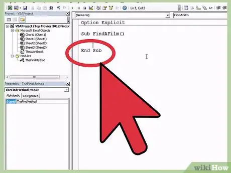 Image titled Use "Find" in Excel VBA Macros Step 2